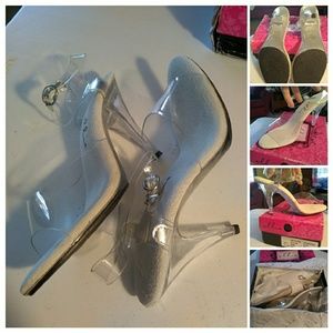 Clear 4" High Heels